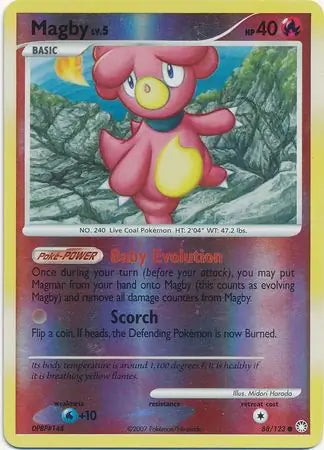 Mysterious Treasures Magby #88/123 reverse holo